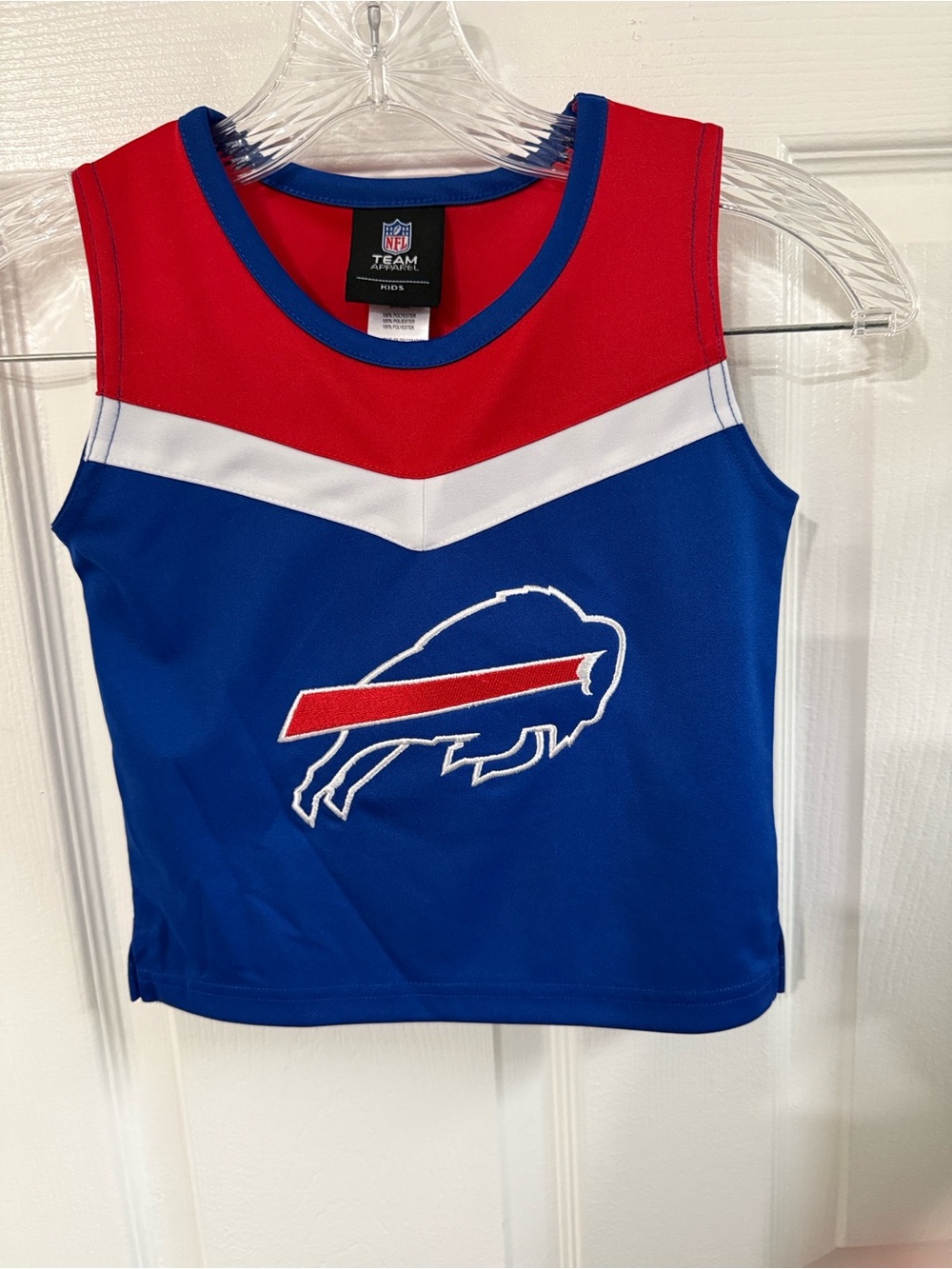 Buffalo Bills three-piece cheer outfit for a little girl